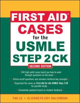 First Aid Cases for the USMLE Step 2 CK, Second Edition 2nd 9780071625708 Front Cover