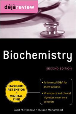 Deja Review Biochemistry, Second Edition 2nd 9780071627177 Front Cover