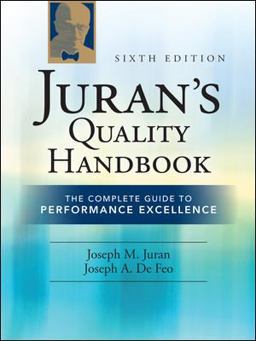 Juran's Quality Handbook: the Complete Guide to Performance Excellence 6/e 6th 9780071629737 Front Cover