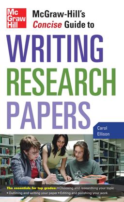 McGraw-Hill's Concise Guide to Writing Research Papers  9780071629898 Front Cover