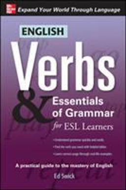 English Verbs &amp; Essentials of Grammar for ESL Learners  9780071632294 Front Cover