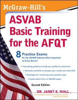 McGraw-Hill's ASVAB Basic Training for the AFQT, Second Edition 2nd 9780071632829 Front Cover