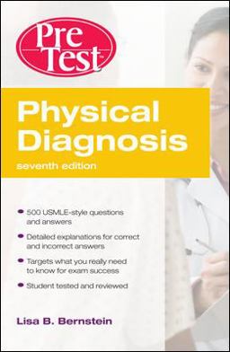 Physical Diagnosis PreTest Self Assessment and Review, Seventh Edition 7th 9780071633017 Front Cover