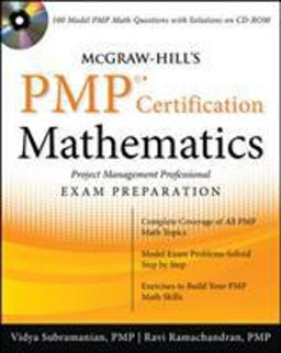 McGraw-Hill's PMP Certification Mathematics with CD-ROM  9780071633055 Front Cover