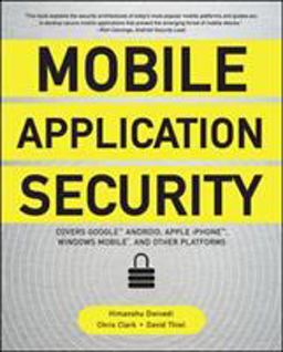 Mobile Application Security  9780071633567 Front Cover