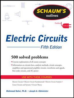 Schaum's Outline of Electric Circuits, Fifth Edition 5th 9780071633727 Front Cover
