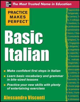 Practice Makes Perfect Basic Italian  9780071634687 Front Cover