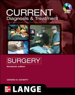 Current Diagnosis and Treatment Surgery 13th 9780071635158 Front Cover