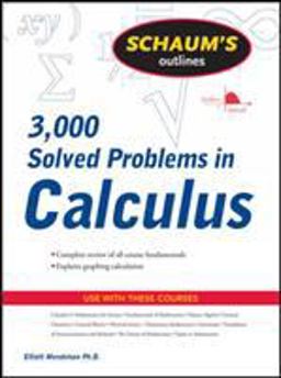 Schaum's 3,000 Solved Problems in Calculus  9780071635349 Front Cover
