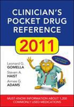 Clinician's Pocket Drug Reference 2011 Clinician's Pocket Drug Reference 2011