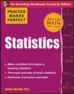 Practice Makes Perfect Statistics  9780071638180 Front Cover