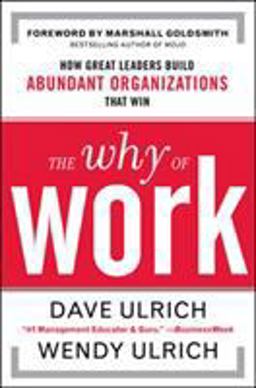 Why of Work: How Great Leaders Build Abundant Organizations That Win  9780071739351 Front Cover