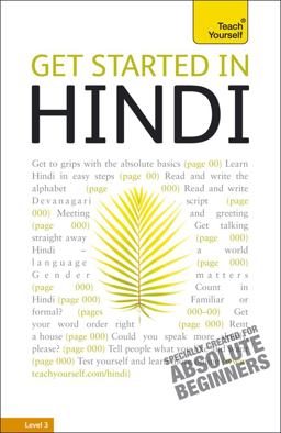Get Started in Hindi 2nd 9780071739443 Front Cover