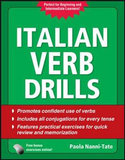 Italian Verb Drills, Third Edition 3rd 9780071744737 Front Cover