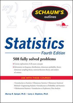 Statistics 4th 9780071755498 Front Cover