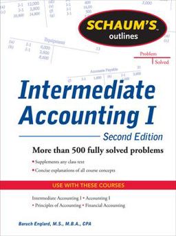 Schaums Outline of Intermediate Accounting I, Second Edition 2nd 9780071756068 Front Cover