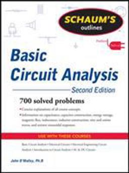 Schaum's Outline of Basic Circuit Analysis, Second Edition 2nd 9780071756433 Front Cover