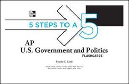 5 Steps to a 5 AP U. S. Government and Politics Flashcards  9780071760713 Front Cover