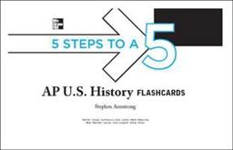 5 Steps to a 5 AP U. S. History Flashcards  9780071760720 Front Cover