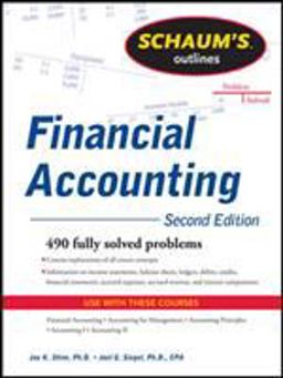 Schaum's Outline of Financial Accounting, 2nd Edition 2nd 9780071762502 Front Cover
