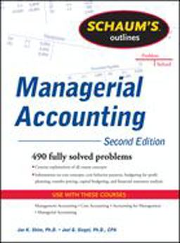 Schaum's Outline of Managerial Accounting, 2nd Edition 2nd 9780071762526 Front Cover