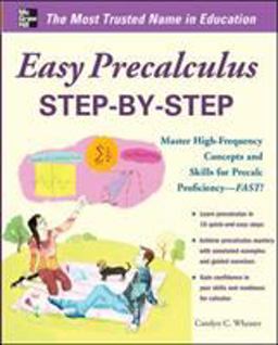 Easy Precalculus Step-By-Step  9780071767675 Front Cover