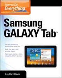 How to Do Everything Samsung Galaxy Tab  9780071771092 Front Cover