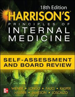 Harrisons Principles of Internal Medicine Self-Assessment and Board Review 18th 9780071771955 Front Cover