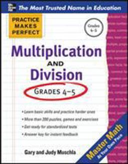 Practice Makes Perfect Multiplication and Division  9780071772853 Front Cover