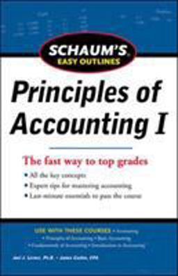 Schaum's Easy Outline of Principles of Accounting  9780071777520 Front Cover