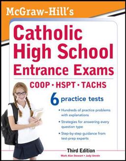 McGraw-Hill's Catholic High School Entrance Exams 3rd 9780071778305 Front Cover