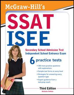 SSAT - ISEE 3rd 9780071781152 Front Cover