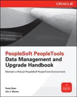 PeopleSoft PeopleTools Data Management and Upgrade Handbook  9780071787925 Front Cover