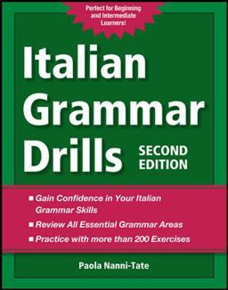 Italian Grammar Drills 2nd 9780071789677 Front Cover