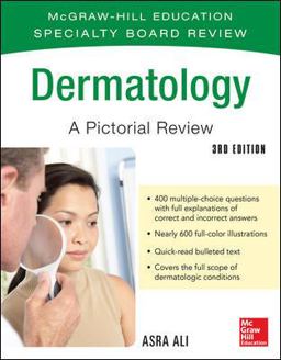 McGraw-Hill Specialty Board Review Dermatology a Pictorial Review 3/e 3rd 9780071793230 Front Cover