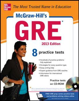 McGraw-Hill's GRE with CD-ROM 2013 Edition 4th 9780071794657 Front Cover