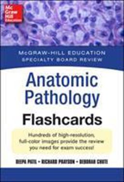 McGraw-Hill Specialty Board Review Anatomic Pathology Flashcards  9780071796880 Front Cover