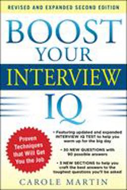 Boost Your Interview IQ 2/e 2nd 9780071797467 Front Cover