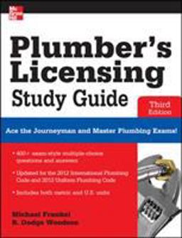 Plumber's Licensing Study Guide, Third Edition 3rd 9780071798075 Front Cover
