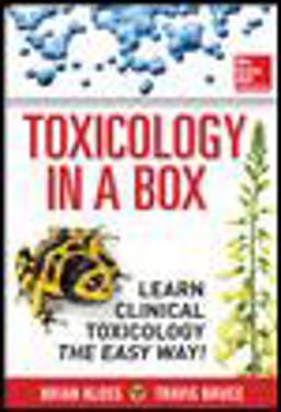 Toxicology in a Box  9780071799645 Front Cover