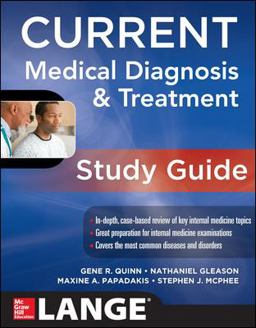 Current Medical Diagnosis &amp; Treatment Study Guide  9780071799775 Front Cover