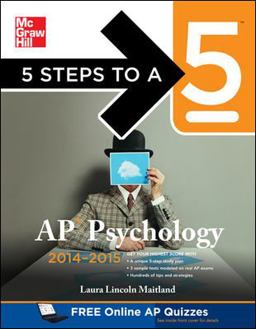 5 Steps to a 5 AP Psychology, 2014-2015 Edition 5th 2013 9780071803922 Front Cover