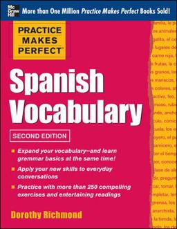 Spanish Vocabulary 2nd 9780071804127 Front Cover
