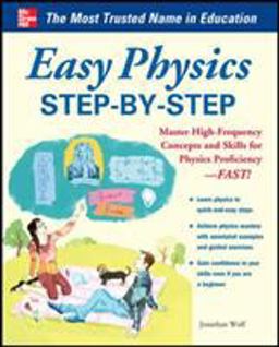 Easy Physics Step-By-Step With 95 Solved Problems  9780071805919 Front Cover