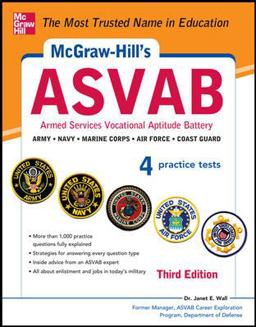 McGraw-Hill's Asvab Armed Services Vocational Aptitute Battery 3rd 9780071809207 Front Cover