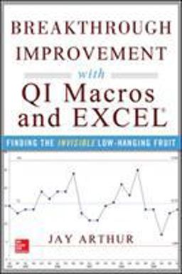 Breakthrough Improvement with QI Macros and Excel: Finding the Invisible Low-Hanging Fruit  9780071822831 Front Cover