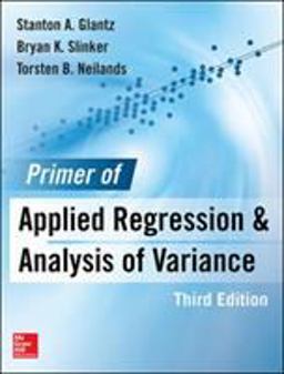 Primer of Applied Regression & Analysis of Variance:  9780071824118 Front Cover
