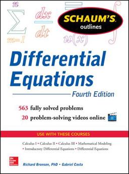 Schaum's Outline of Differential Equations, 4th Edition 4th 9780071824859 Front Cover