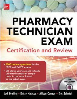Pharmacy Technician Exam Certification and Review  9780071826891 Front Cover