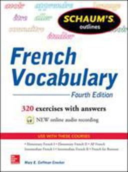Schaum's Outline of French Vocabulary 4th 9780071828383 Front Cover